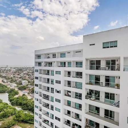 Montu 1404a Beautiful 2queenbeds2bath W Ac Near Beach Cartagena