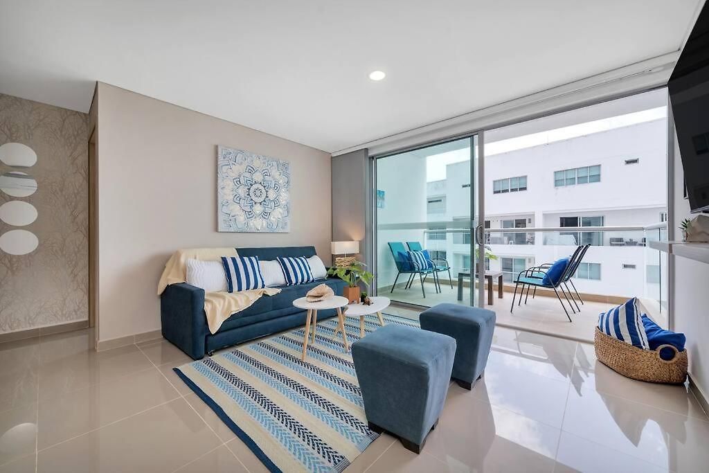 Montu 1404a Beautiful 2queenbeds2bath W Ac Near Apartamento Cartagena